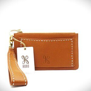 HOBO Hart Genuine Warm Honey Color Leather Large Wristlet